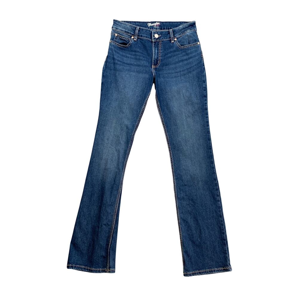 Wrangler Jeans Womens 11/12 Denim Retro Mae Mid Rise Bootcut Western Cowgirl